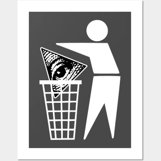 Bin The Illuminati Posters and Art